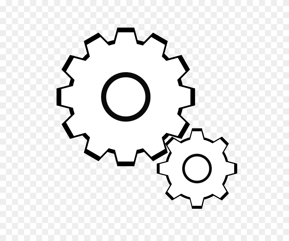 Simple Gears, Machine, Gear Free Transparent Png