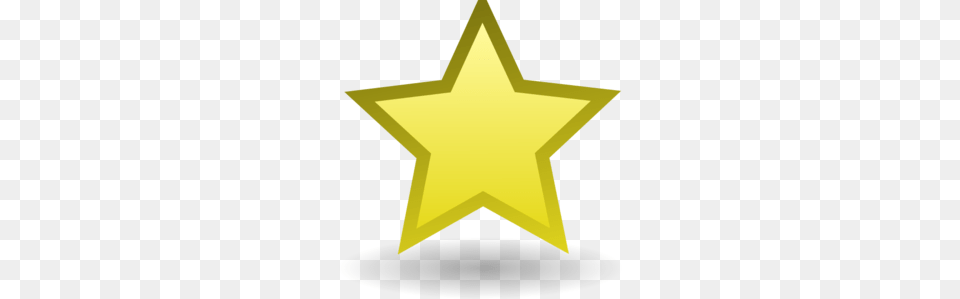 Simple Gold Star Clip Art, Star Symbol, Symbol Png Image