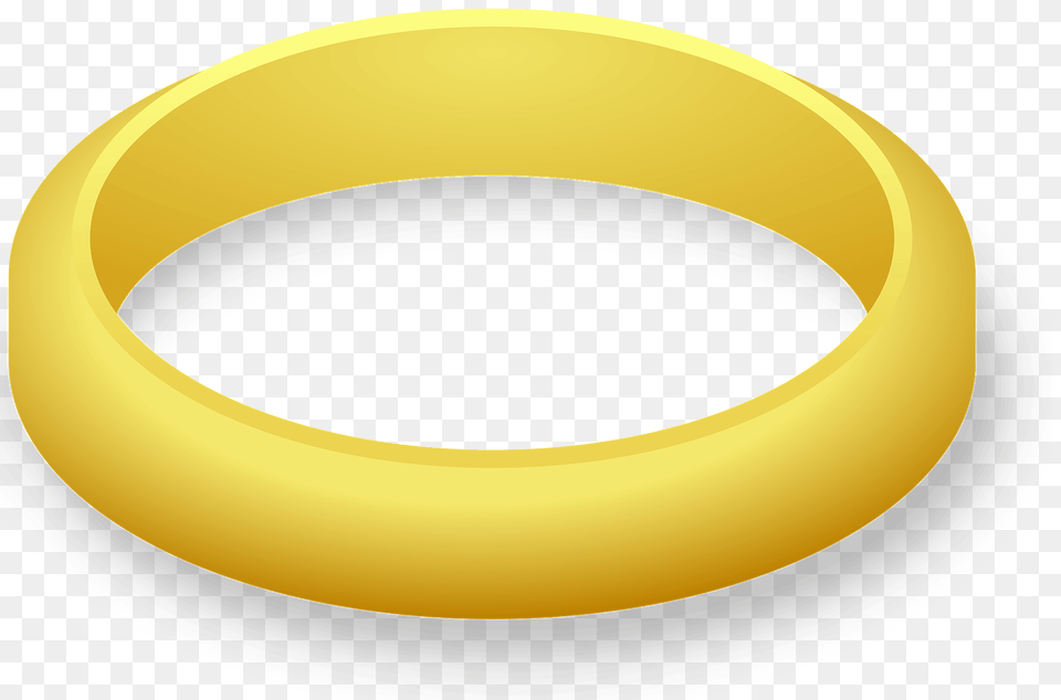 Simple Gold Wedding Band Clipart, Accessories, Jewelry, Ring, Disk Png Image