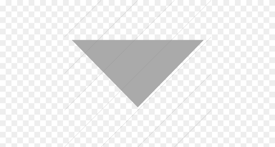 Simple Gray Classica Volume Down Arrow Icon Gray Down Arrow Icon, Triangle Png Image