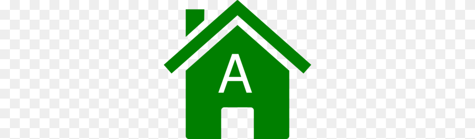 Simple Green A House Clip Art, Dog House Png