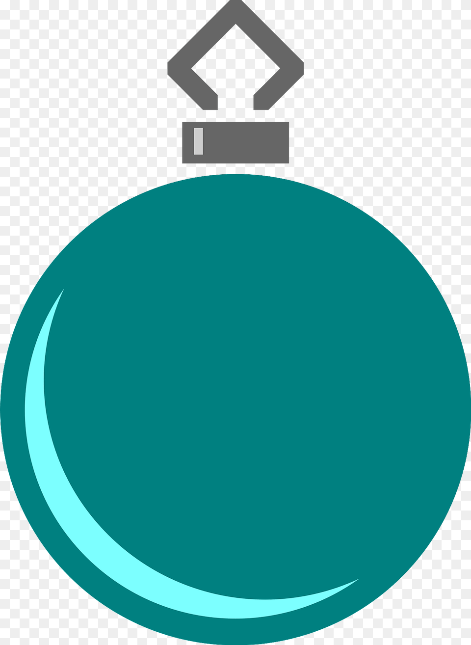 Simple Green Christmas Ornament Clipart, Accessories, Ammunition, Bomb, Weapon Free Png