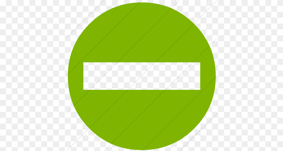 Simple Green Classica No Entry Icon Green No Entry Sign, Symbol, Disk Png