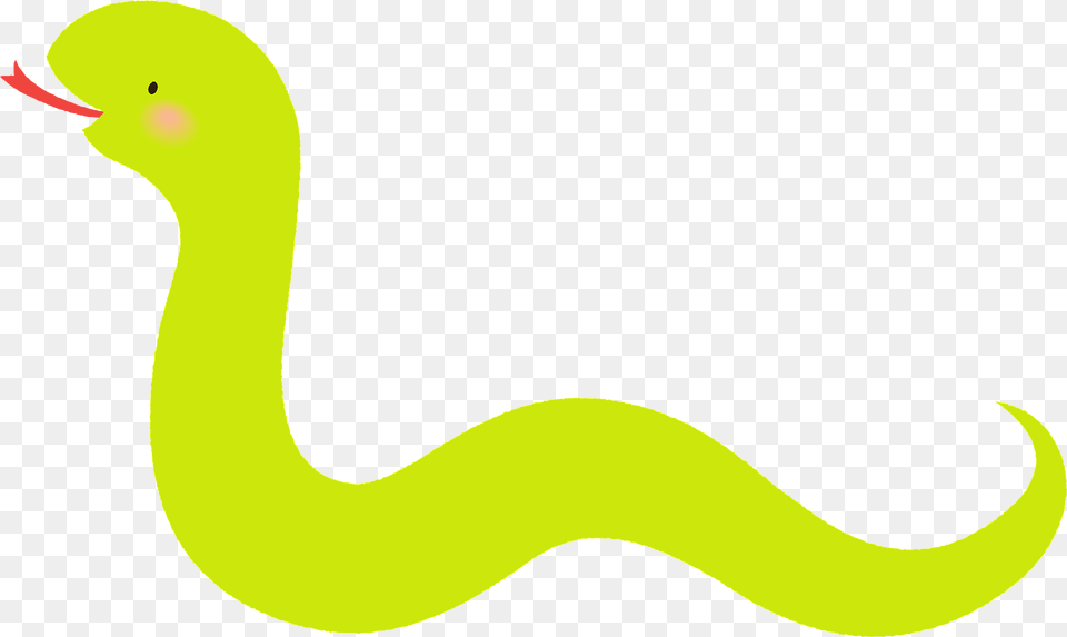 Simple Green Snake Clipart, Animal, Fish, Sea Life, Shark Free Png Download