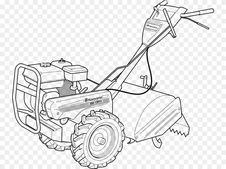 Simple Hand Tractor Drawing, Outdoors Free Png