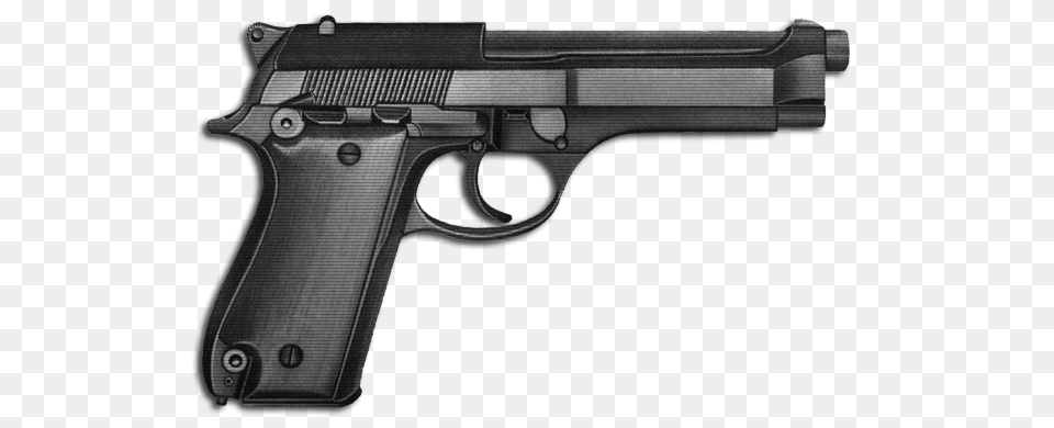 Simple Handgun, Firearm, Gun, Weapon Free Png