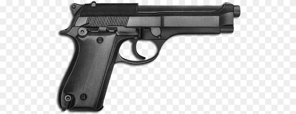 Simple Handgun Transparent Hk Vp40 Threaded Barrel, Firearm, Gun, Weapon Free Png Download