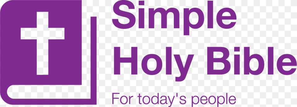 Simple Holy Bible Home Partners Of America Logo, Purple Png Image