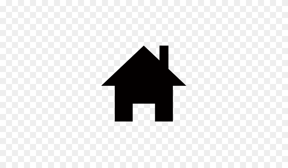 Simple Home Icon Vector, Triangle, Symbol Free Png Download