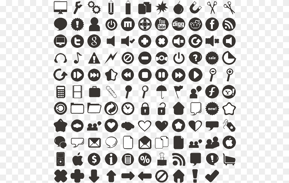 Simple Icons, Pattern, Text, Qr Code Free Transparent Png
