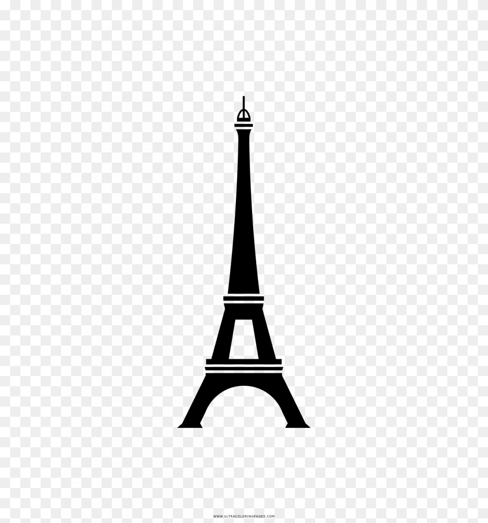 Simple Illustration Eiffel Tower, Gray Free Transparent Png