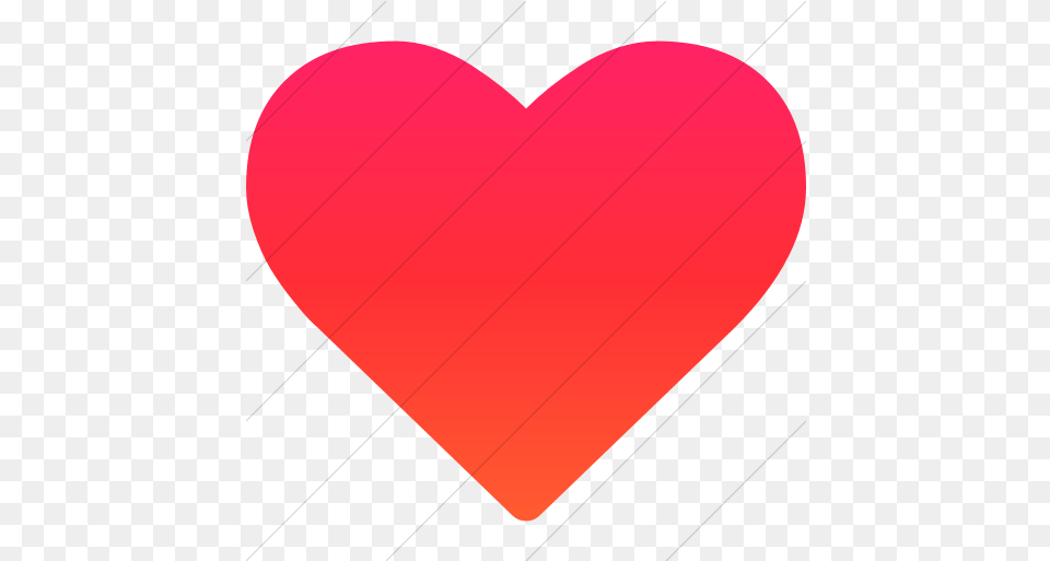 Simple Ios Orange Gradient Bootstrap Girly, Heart Png