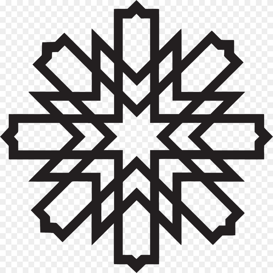 Simple Islamic Patterns Vector, Nature, Outdoors, Snow, Snowflake Free Png Download