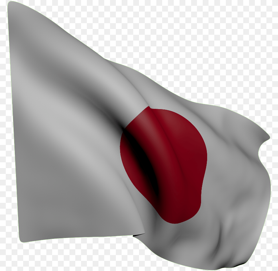 Simple Japan Flag Wallpaper Bandera Japonesa, Napkin Free Transparent Png