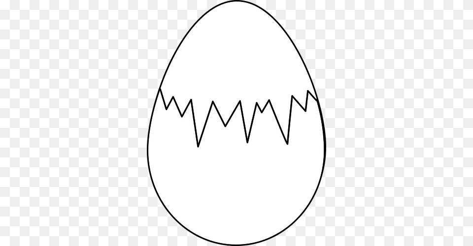 Simple Line Drawing Clip Art, Egg, Food, Astronomy, Moon Free Png