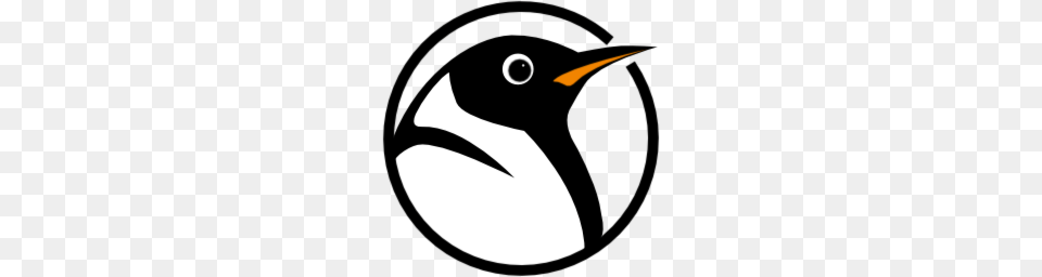 Simple Linux Logo, Animal, Beak, Bird, Blackbird Png Image