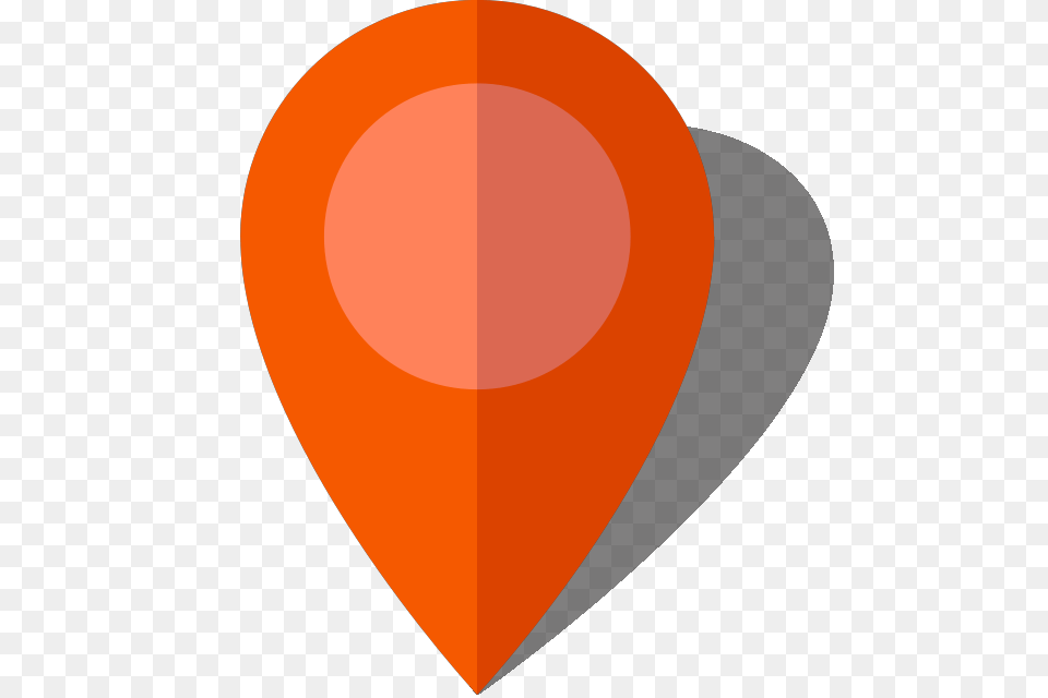 Simple Location Map Orange Vector Data, Balloon, Heart, Astronomy, Moon Free Png