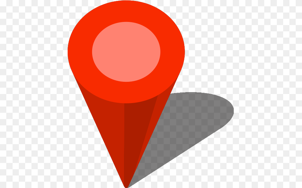 Simple Location Map Pin Icon3 Red Vector Data Location Icon Red, Cone Free Transparent Png