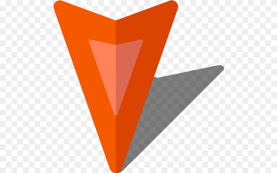 Simple Location Map Pin Icon4 Orange Vector Data Triangle, Cone Free Png