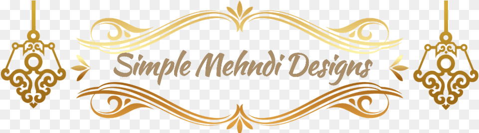 Simple Mehndi Designs Happy Diwali Text, Bronze Free Png Download