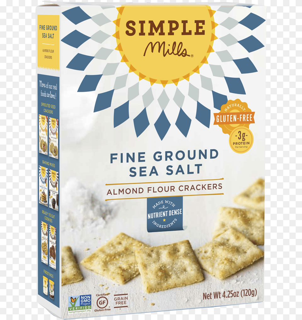 Simple Mills Almond Flour Crackers, Bread, Cracker, Food, Advertisement Free Png