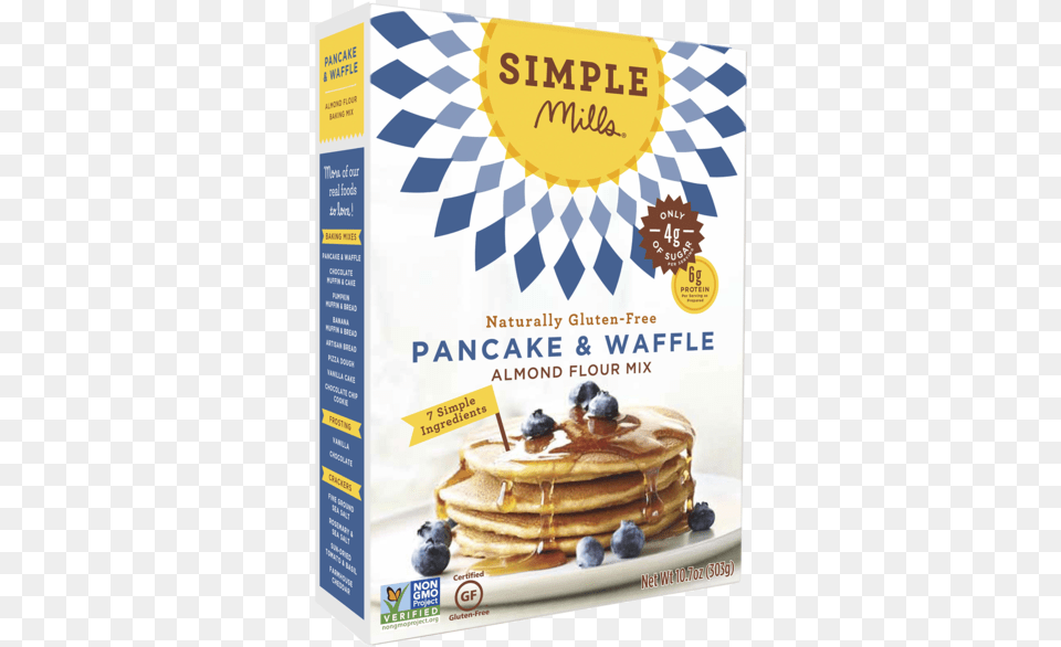 Simple Mills Pancake And Waffle Mix, Bread, Food, Birthday Cake, Cake Free Png
