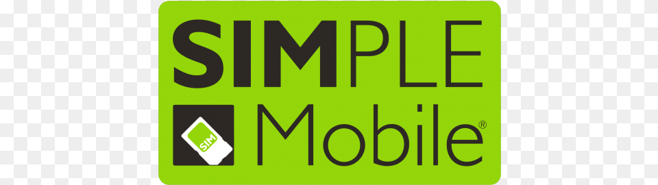 Simple Mobile Logo, Green, Sticker, License Plate, Text Free Png