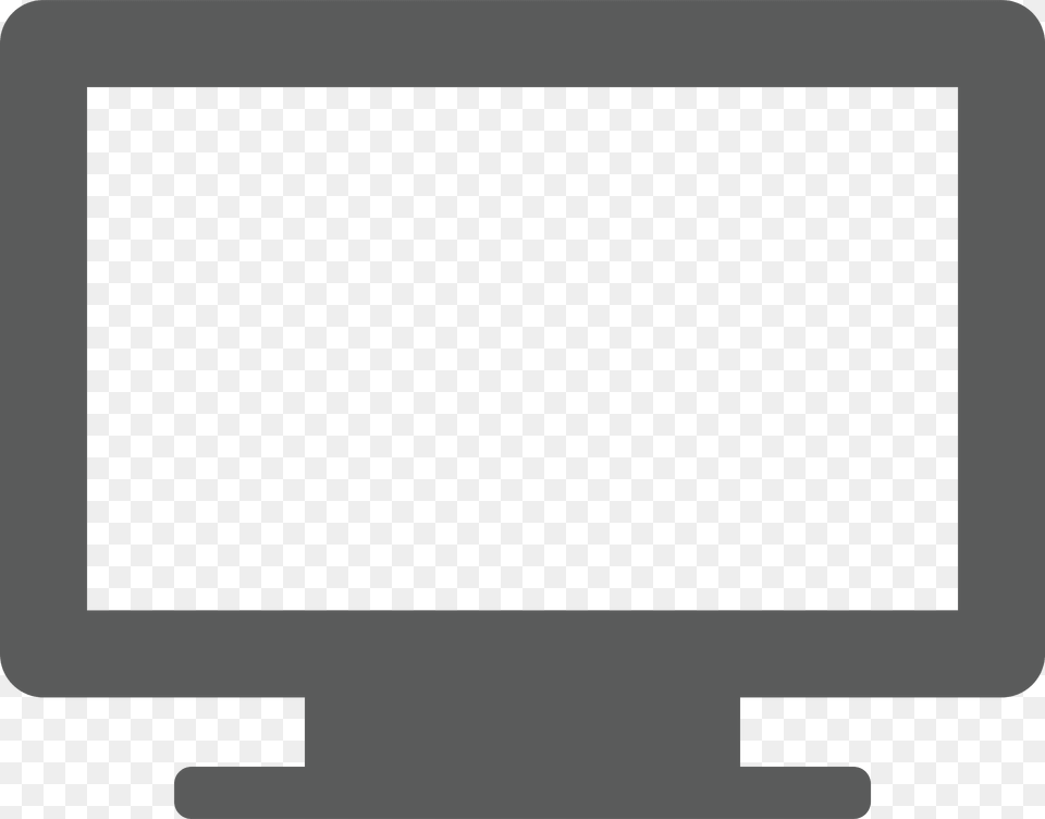 Simple Monitor Clipart, Computer Hardware, Electronics, Hardware, Screen Png Image