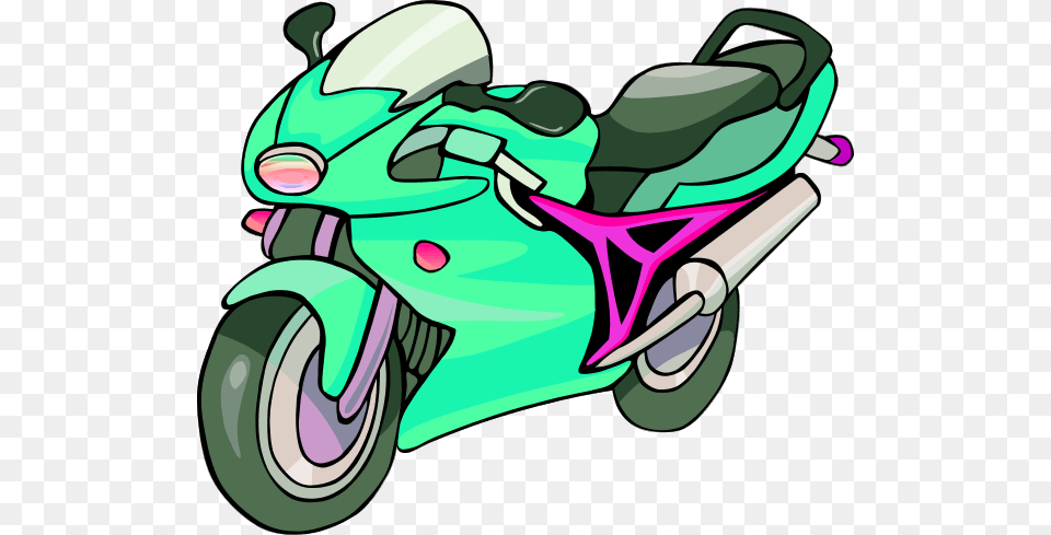 Simple Motorcycle Clip Art, Vehicle, Transportation, Scooter, Motor Scooter Png Image