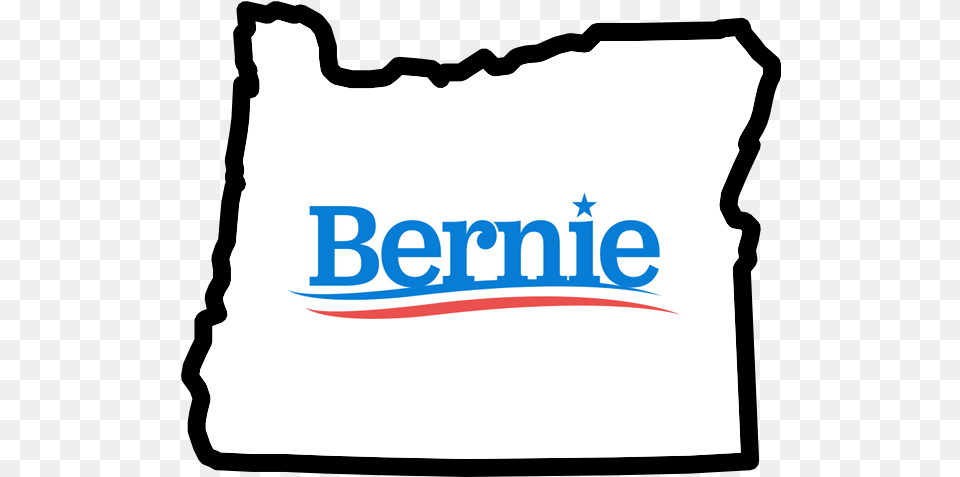 Simple Oregon For Bernie Logo Bernie Sanders White Campaign Button, Plastic, Bag, Clothing, T-shirt Free Png Download