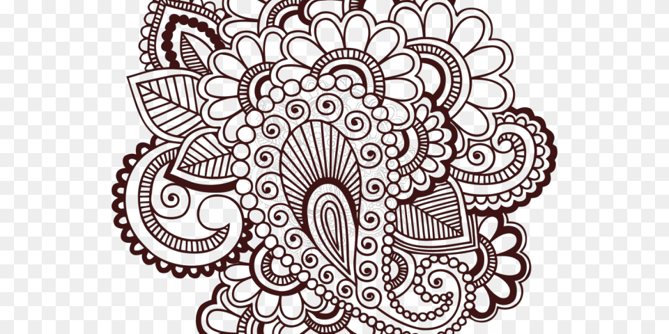 Simple Organic Shapes In Art, Pattern, Paisley Png Image
