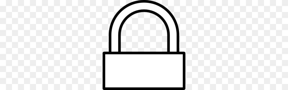 Simple Padlock Locked Clip Art, Bag Png