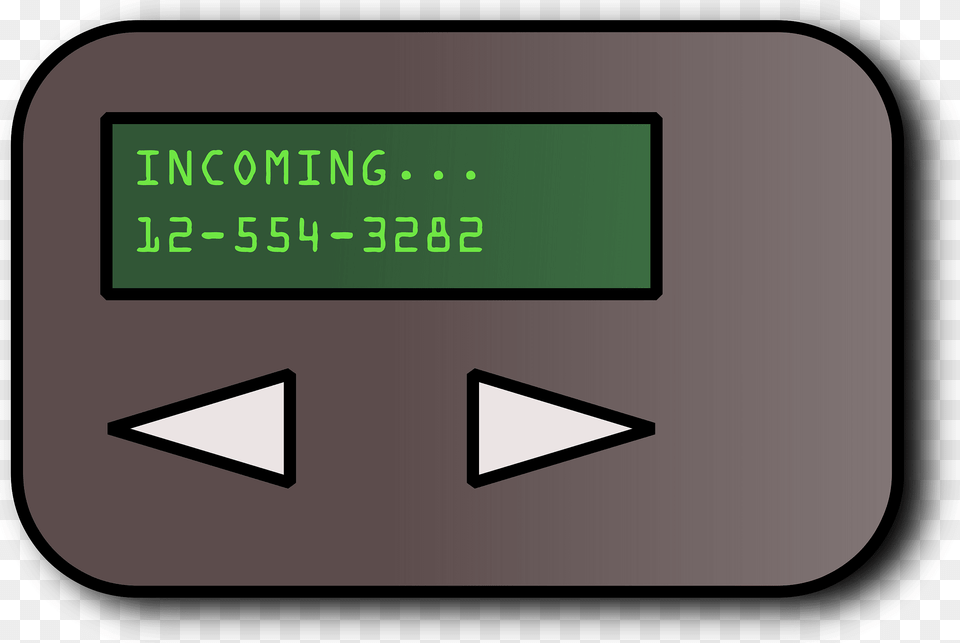 Simple Pager Clipart, Computer Hardware, Electronics, Hardware, Monitor Free Png
