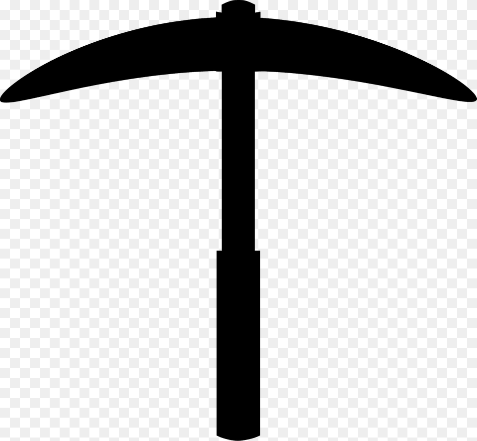 Simple Pickaxe Silhouette, Device, Mattock, Tool, Hoe Free Png