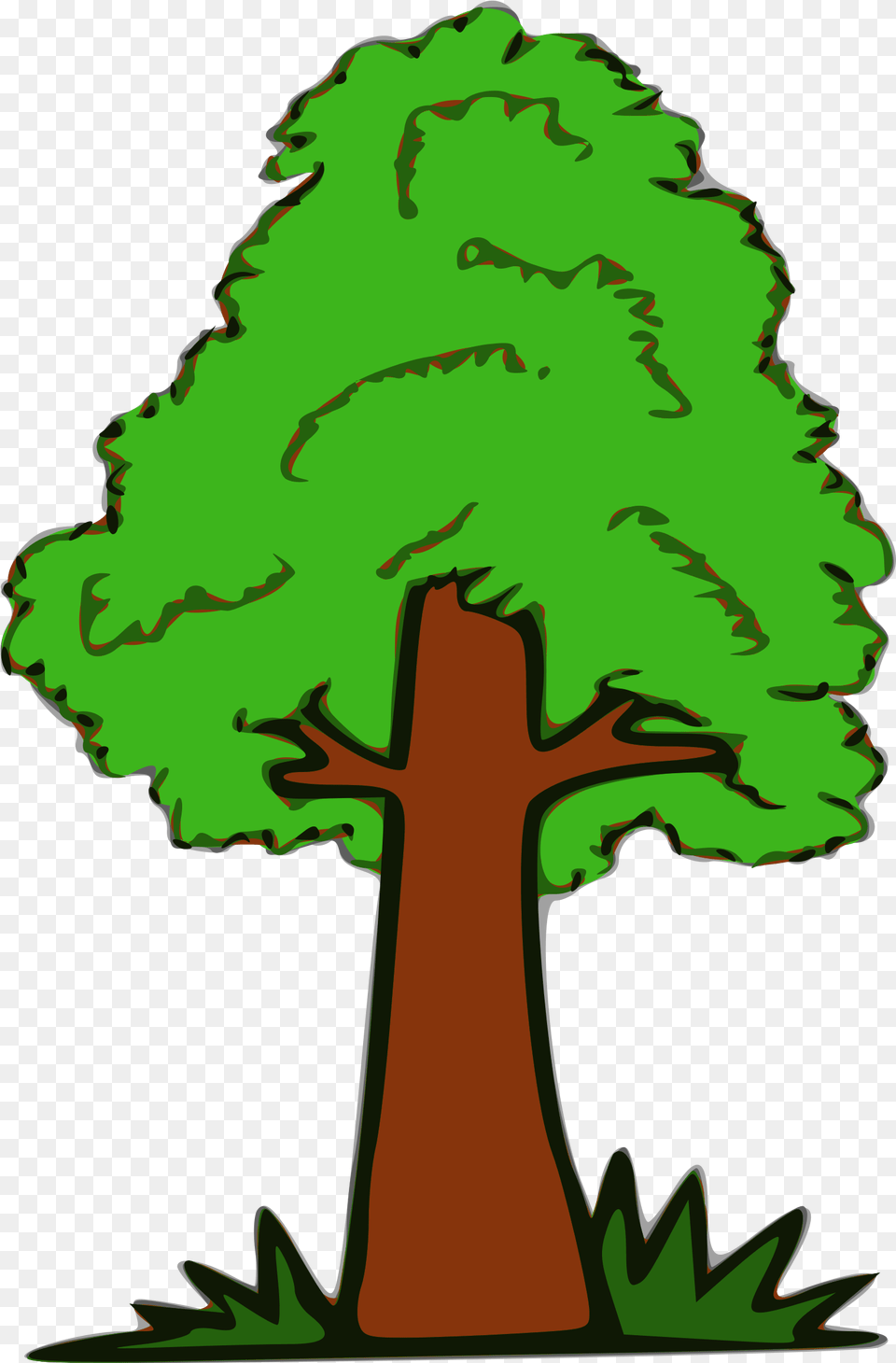 Simple Picture Of Tree Simple Picture Of Tree, Green, Vegetation, Plant, Tree Trunk Free Transparent Png