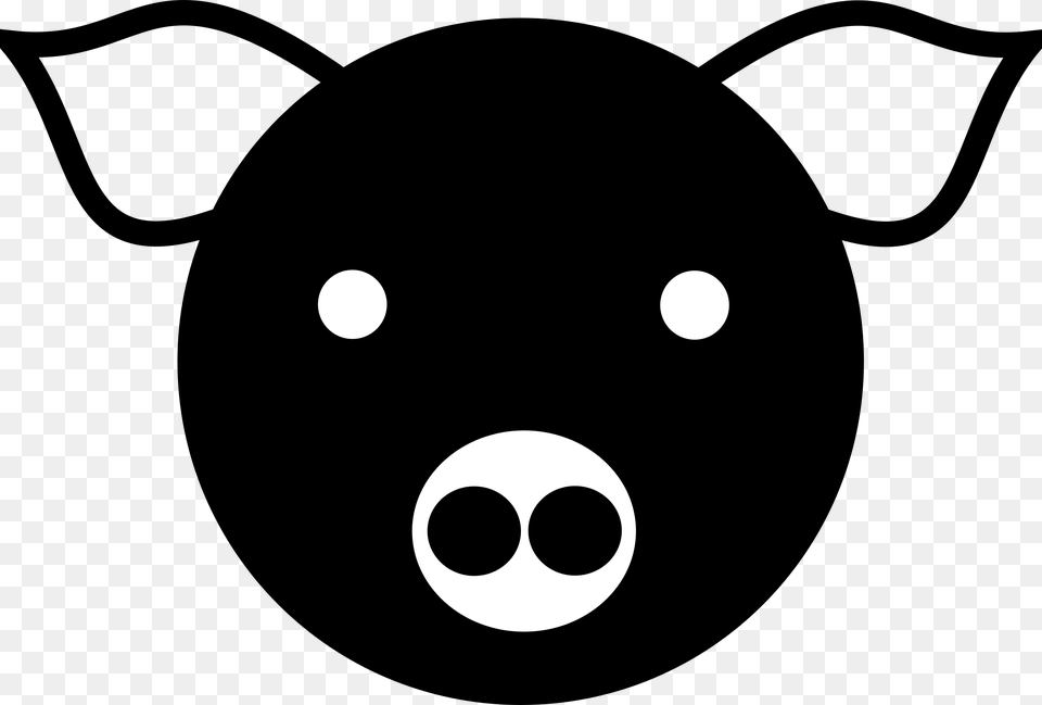 Simple Pig Clip Arts Pig Clip Art, Astronomy, Moon, Nature, Night Free Transparent Png