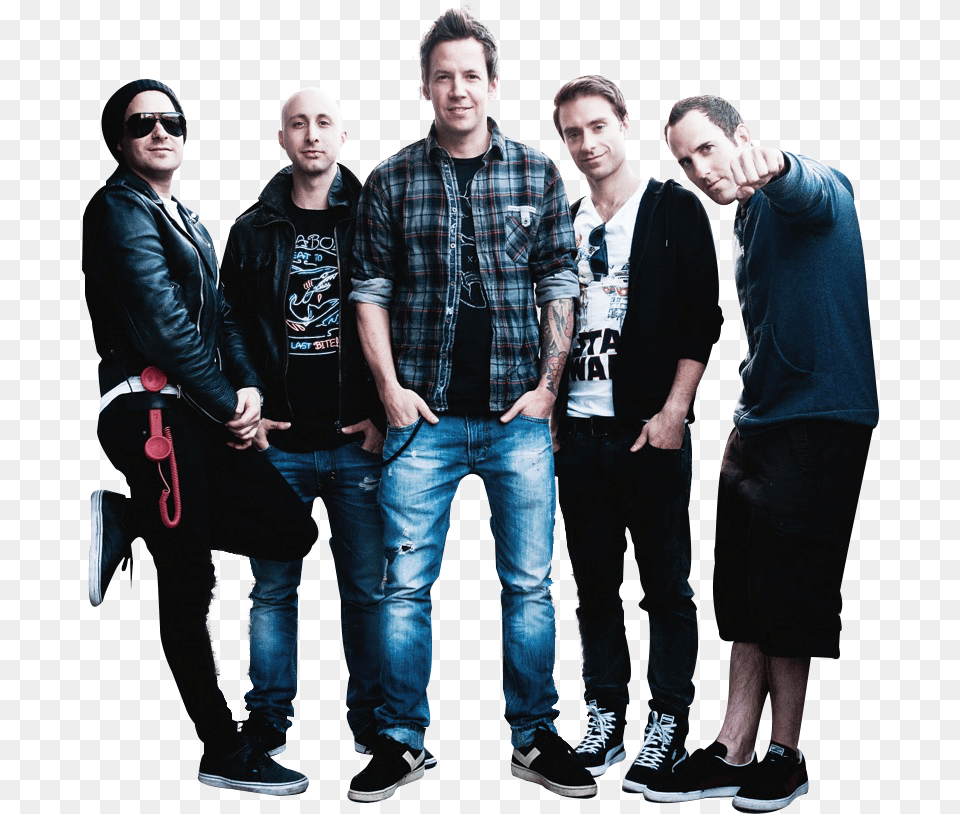 Simple Plan, People, Jeans, Clothing, Coat Free Png
