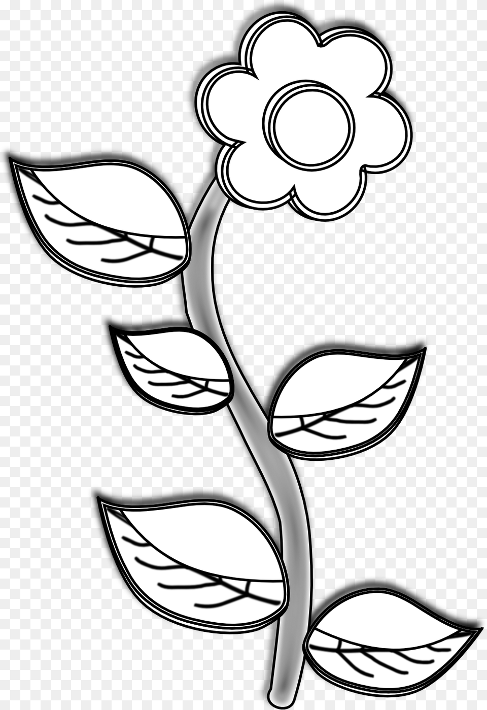 Simple Plant Cell, Art, Drawing, Flower, Smoke Pipe Png Image