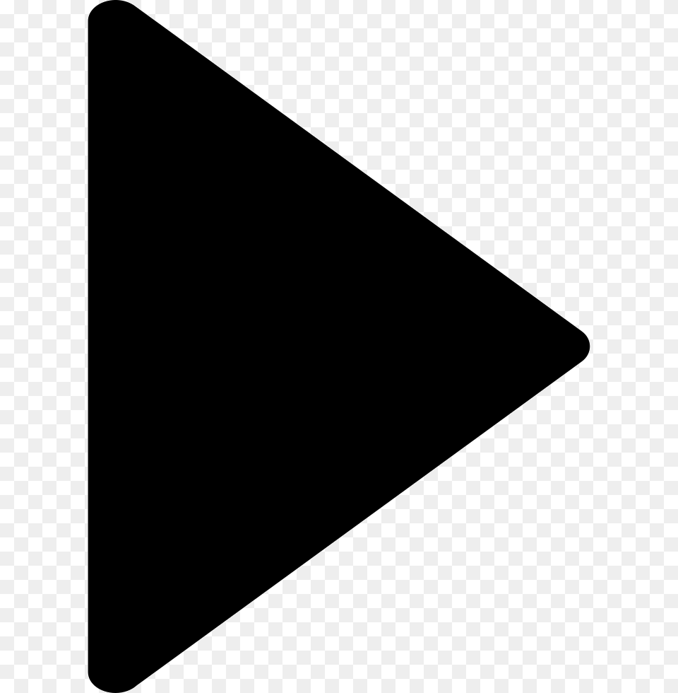 Simple Play Button Right Arrow Triangle, White Board Free Png Download