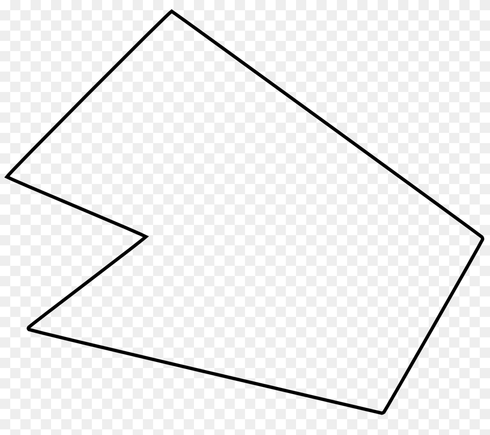 Simple Polygon, Triangle, Blackboard Free Png Download