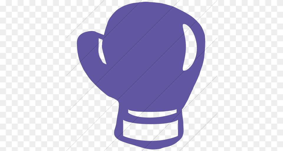Simple Purple Classica Boxing Glove Icon Icone Gant De Boxe, Clothing, Light, Adult, Male Free Png Download