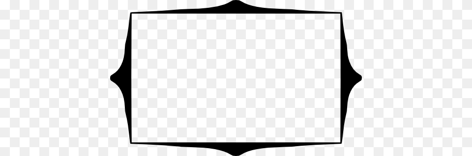 Simple Rectangular Printing Ornament Clipart, White Board, Armor Free Png