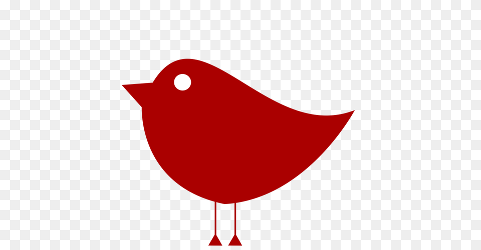 Simple Red Bird, Animal, Beak, Fish, Sea Life Free Png Download