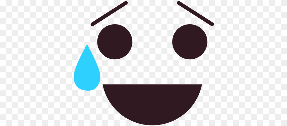 Simple Relieved Emoticon Face U0026 Svg Vector Circle Png