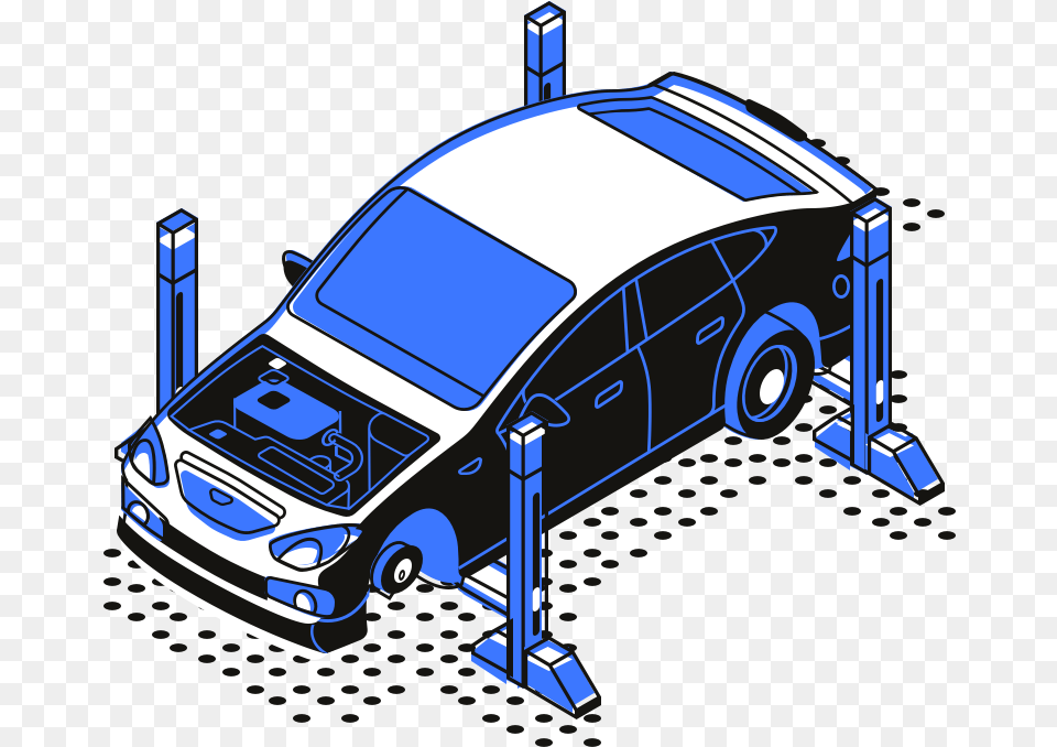 Simple Service Wash Detailed City Car, Transportation, Van, Vehicle, Machine Free Png Download