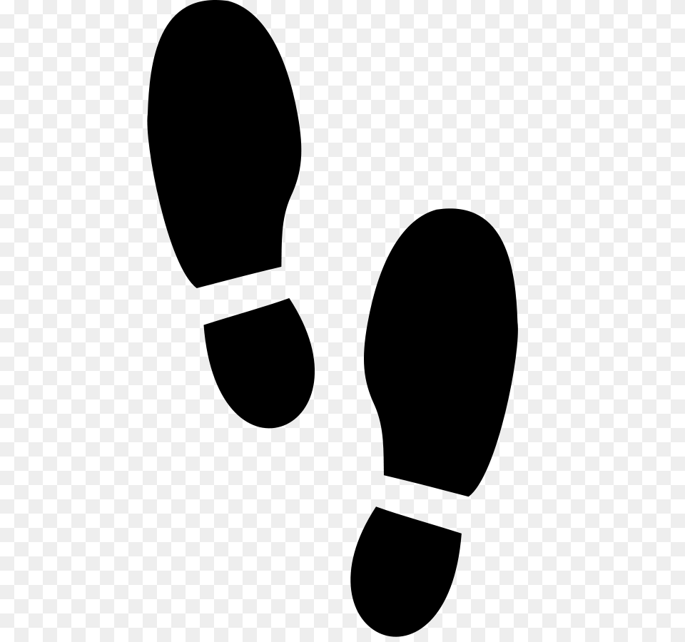 Simple Shoe Prints Vector File Vector Clip Art, Gray Png Image