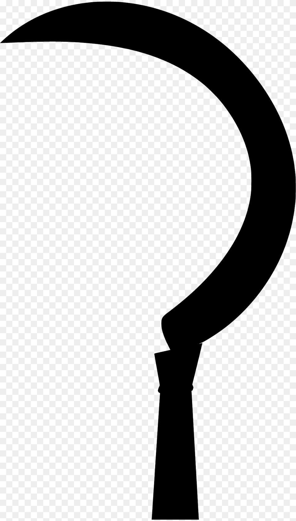 Simple Sickle Silhouette, Electronics, Hardware, Hook Png
