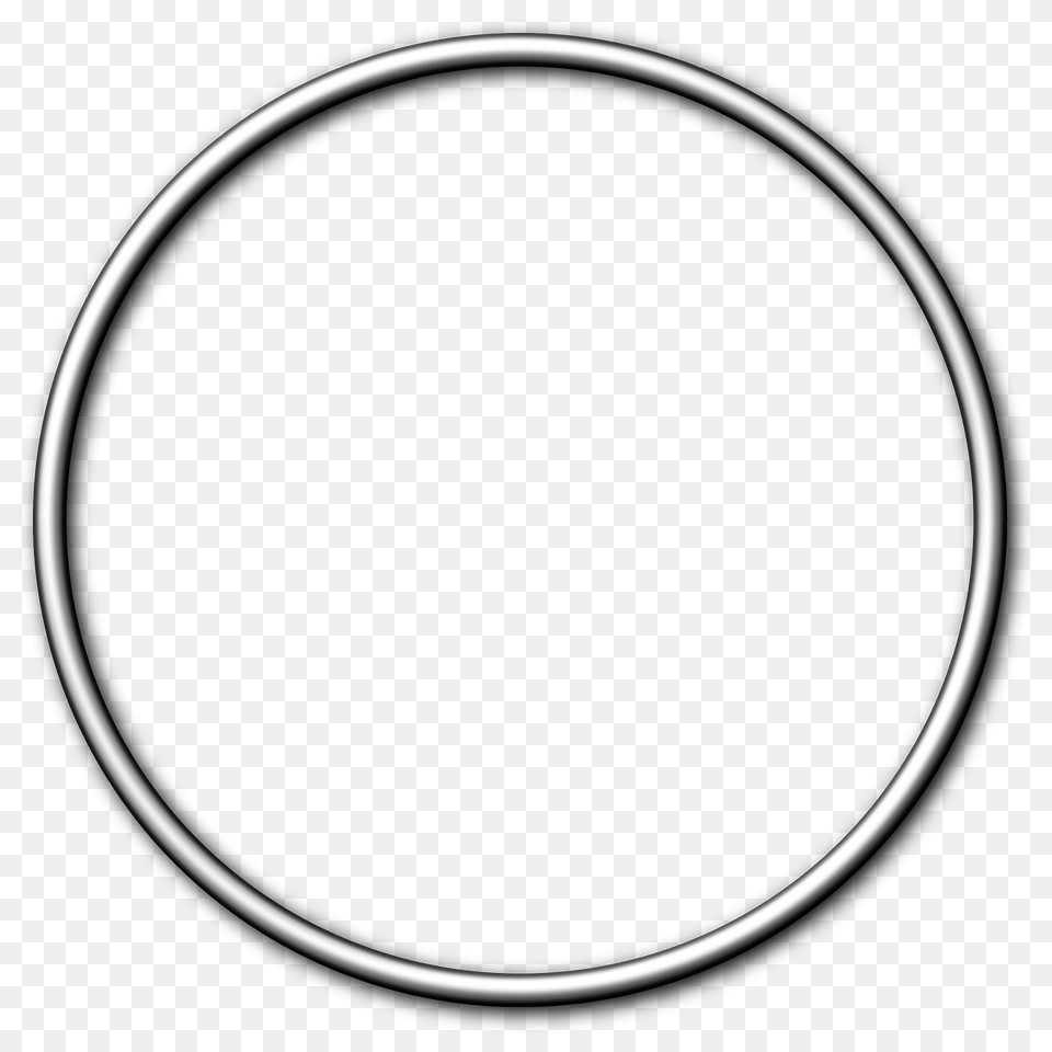 Simple Silver Frame Clipart, Oval, Green Free Png Download