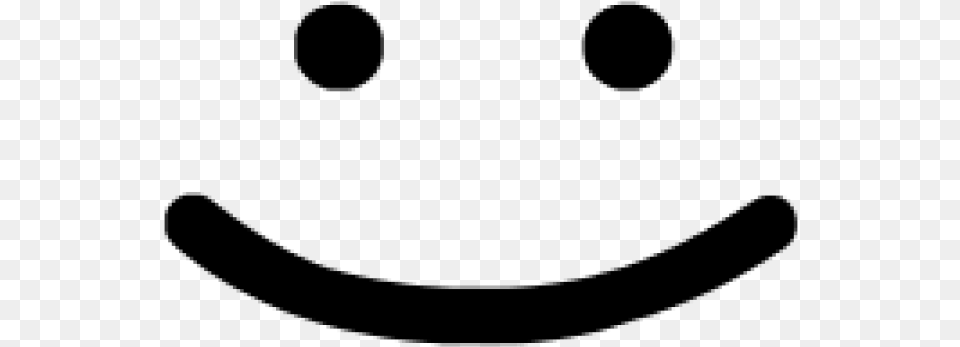 Simple Smiley Face, Gray Png Image