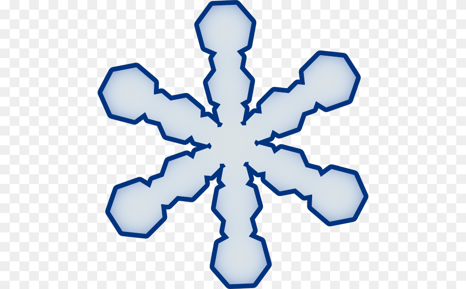 Simple Snowflake Clip Art, Nature, Outdoors, Snow Png Image